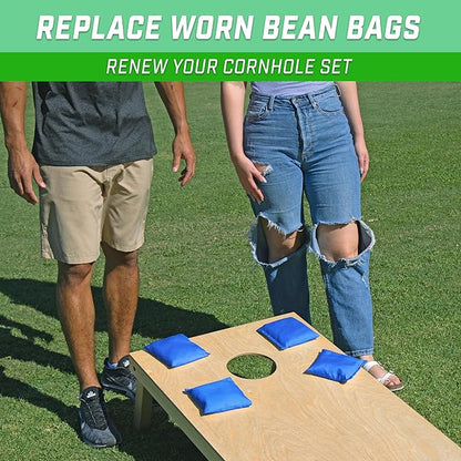 GoSports Classic Cornhole Bean Bags Set of 4-16 Colors Available - Regulation All Weather, Mix and Match