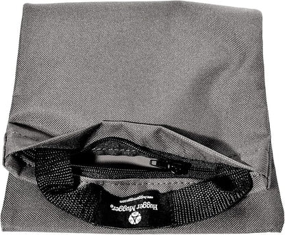 Hugger Mugger Unfilled 10lb Yoga Sandbag - Adds Weight to Your Poses, Zipper Cover, Sturdy Handle, Durable Material, Not Filled with Sand