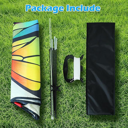 Colorful Butterfly Kites for Kids and Adults, Big Kids Kites Easy to Fly, Beach Kite for Adults,Perfect Family Kite for Parks and Outdoor Activities,50M String Handle Included,1 Pack