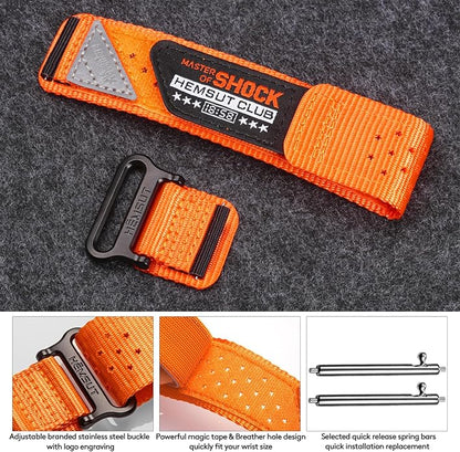 20mm Nylon Band Compatible with Garmin Vivoactive6/5/3,Forerunner 165/55/645/245 Music, 20mm Soft Nylon Replacement Strap