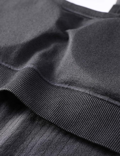 CRZ YOGA Seamless Workout Tank Tops for Women Racerback Athletic Camisole Sports Shirts with Built in Bra