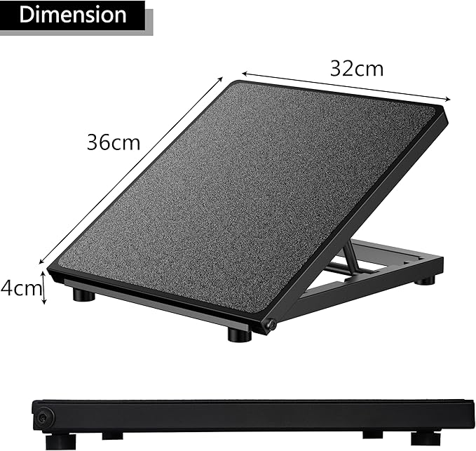 Professional Steel Slant Board Calf Stretcher Adjustable Balance Board with Non-Slip Surface for Ankle and Foot Stretching