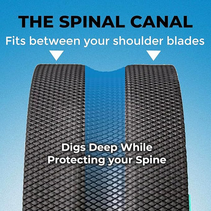 Chirp Wheel Foam Roller ??Targeted Back & Neck Relief, Lumbar Spine Stretcher, Spinal Decompression Back Stretcher, Massage Roller with Density Foam for Physical Therapy, Supports 500lbs, 4-Pack Mint