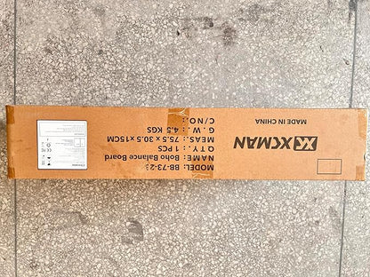 XCMAN Surf Balance Board Trainer with Roller Wooden Exercise Balancing Stability Trainer - Non Slip Surface for Adults Kids|Balance Board for Surfing,Snowboarding,Skateboarding,Hockey,Yoga Training