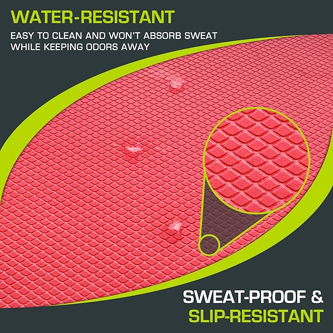 ProsourceFit Exercise Balance Pad – Non-Slip Cushioned Foam Mat & Knee Pad for Fitness and Stability Training, Yoga, Physical Therapy