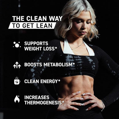 Kaged Clean Burn Powder | Strawberry Lemonade | Thermogenic Weight Management | Boost Metabolism | Organic Caffeine, Apple Cider Vinegar | Supplements for Men & Women | 30 Servings
