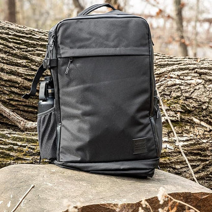 SERIOUS STEEL FITNESS Pro Backpack With Removable Dividers (1680D Nylon - Black)