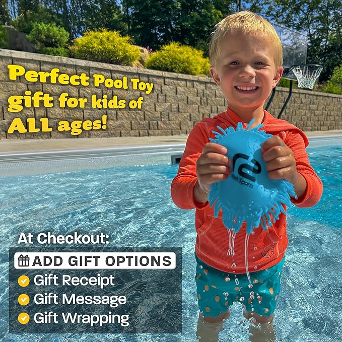 Soft Water Flying Disc for Kids – Sprays Water as it Flies! Fun Summer Water Toy for Beach Pool Backyard Camping Lake Birthday Gifts – Soft Safe Outdoor Water Toys for Boys & Girls Ages 4 5 6 7 8 9 +