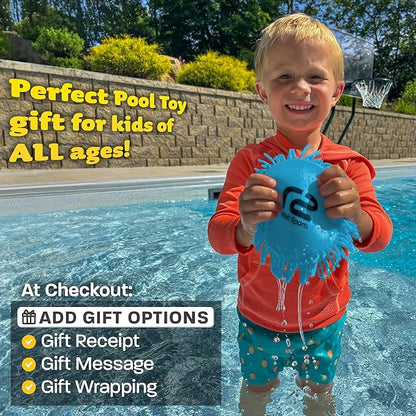 Soft Water Flying Disc for Kids – Sprays Water as it Flies! Fun Summer Water Toy for Beach Pool Backyard Camping Lake Birthday Gifts – Soft Safe Outdoor Water Toys for Boys & Girls Ages 4 5 6 7 8 9 +