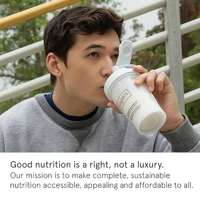 Soylent Complete Nutrition Meal Replacement Protein Powder, Original - Plant Based Vegan Protein, 39 Essential Nutrients - 36.8oz