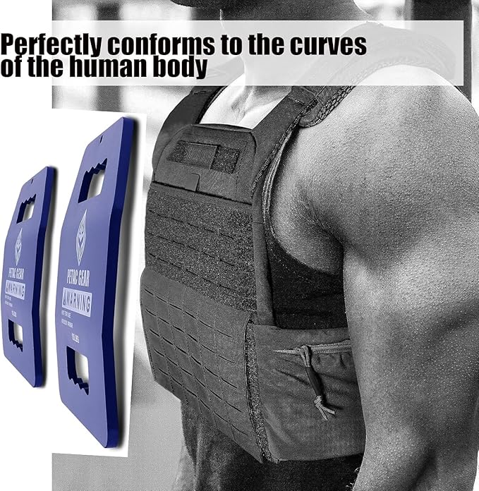 PETAC GEAR Tactical Weights Plates For Weighted Vest For Men Workout,5/10/15/20 LBS Weight Strength Training Vests Equipment Workout Gear