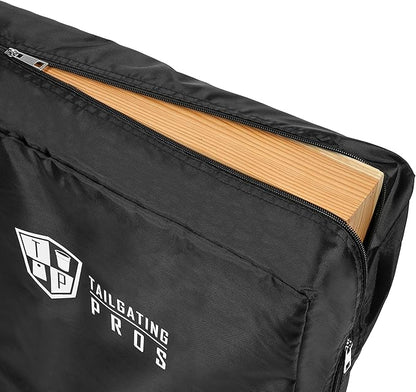 Tailgating Pros Cornhole Boards - 4'x2' Lightweight Cornhole Game- Includes Carrying Case, Set of 8 Corn Hole Bags & Tote