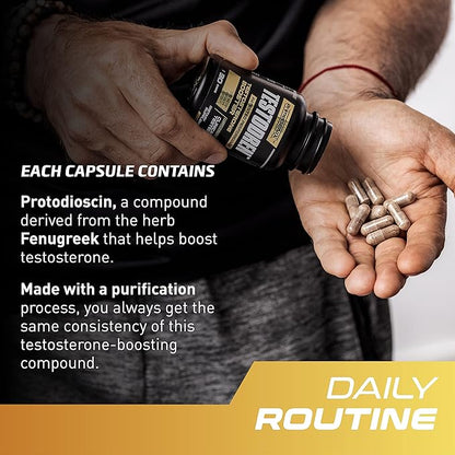 Testodren Advanced Testosterone Booster for Men | Natural Stamina, Endurance, Energy & Strength Enhancing Supplement | Lean Muscle Builder | Sports Nutrition Testosterone Booster