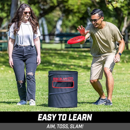 GoSports Disc Slam Game - Classic or PRO - Outdoor Disc Toss Yard and Beach Party Game