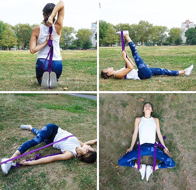 Yoga Mat Set for Beginners,Yoga Mat with Carrying Strap,Yoga Blocks 2 Pack with Yoga Strap,Yoga Ball,Ankle Puller,11-Piece Yoga Kits and Sets for Beginners,Yoga Starter Kit for Women Men