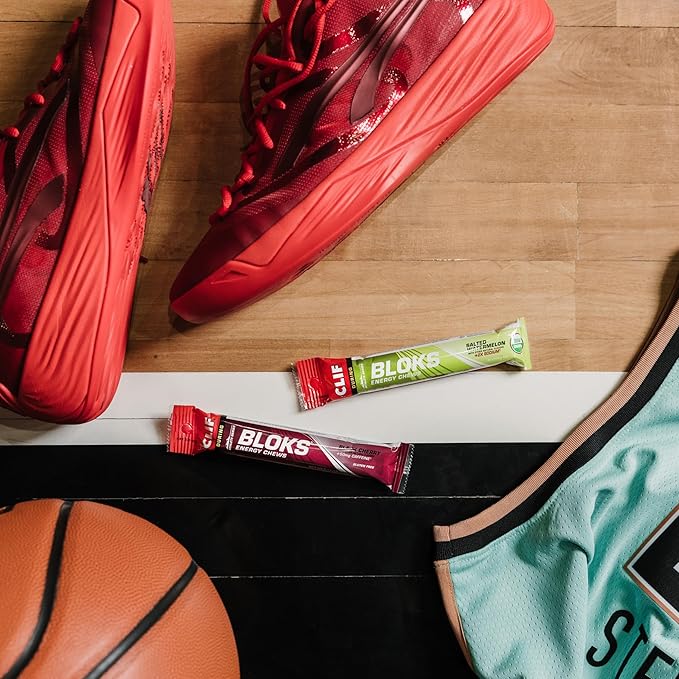 CLIF BLOKS - Energy Chews - Variety Pack - Non-GMO - Plant Based - Fast Fuel for Cycling and Running - Quick Carbohydrates and Electrolytes - 2.12 oz. Packets (12 Count)