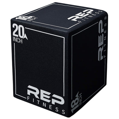 REP Soft Plyo Box | 20 inch | 3-in-1 Foam Jump Box | Plyometric Training Platform | Home Gym
