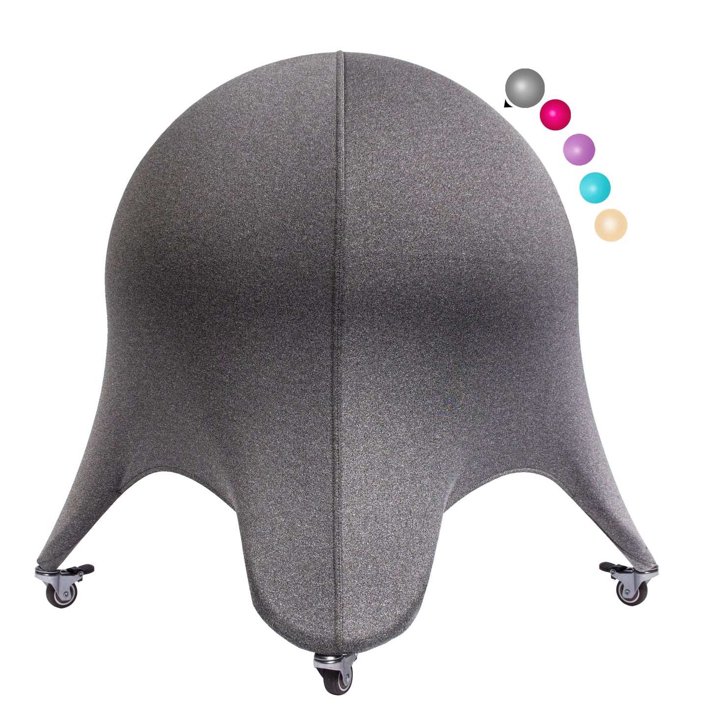 ENOVI Starfish Yoga Ball Chair, Exercise Ball Ergonomic Design for Office and Home, Relieve Back