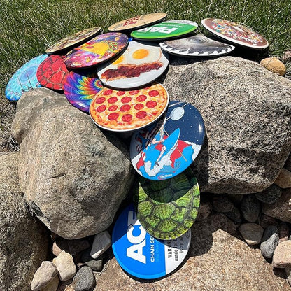 Discraft ESP Buzzz Supercolor Midrange Disc Golf Disc - Custom Design Discraft Discs - Straight Flying and Great for All Skill Levels - Free Mini Marker Included