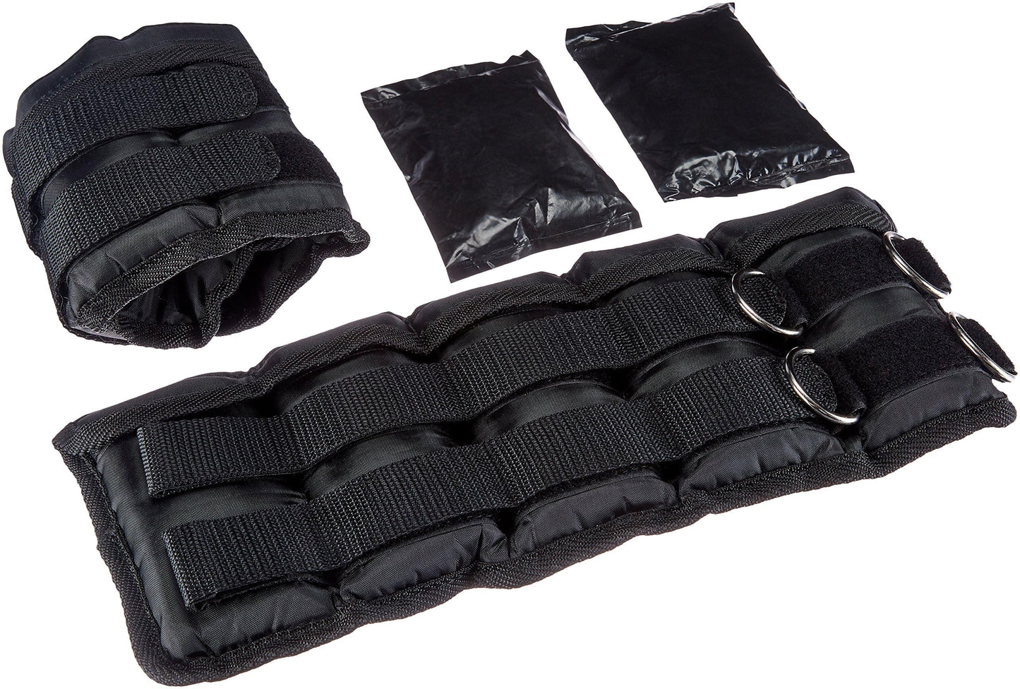 Amazon Basics Adjustable Ankle Weights for Men & Women,10 lb Set (5 lb Each), for Workouts