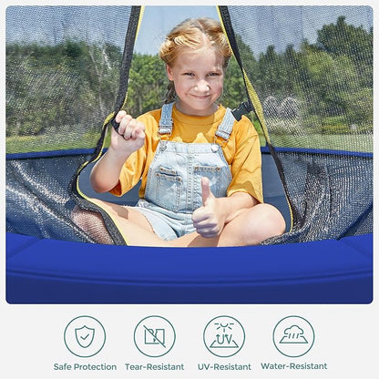 SONGMICS Trampoline Pad, 8ft 10ft 12ft 14ft 15ft Replacement Trampoline Safety Pad, Spring Cover