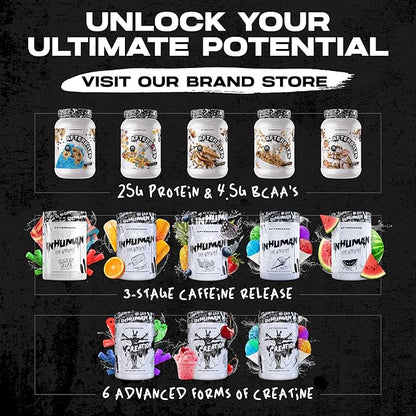 AfterDark Supplements Creation Creatine Monohydrate Powder, 10000mg Creatine Matrix Blend, Promotes Power, Endurance & Muscle Growth, GMP Certified, USA Made, 21 Servings, Cherry Italian Ice