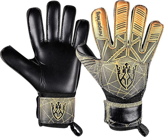 Soccer Goalie Goalkeeper Gloves for Kids Boys Youth & Adult,Latex Strong Grip Palms with Removable Finger Spines Protection Children Football Gloves for Training/Match(Sizes 5-10,6 Styles)