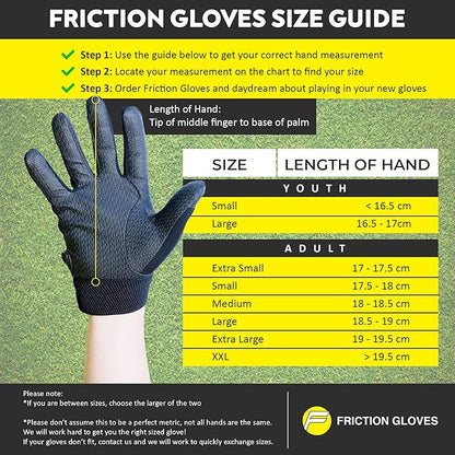 Disc Sports Gloves - Rubberized Palm and Fingers for Amazing Grip on All Your Throws - Perfect for Driving & Putting - Play Your Best in Any Weather