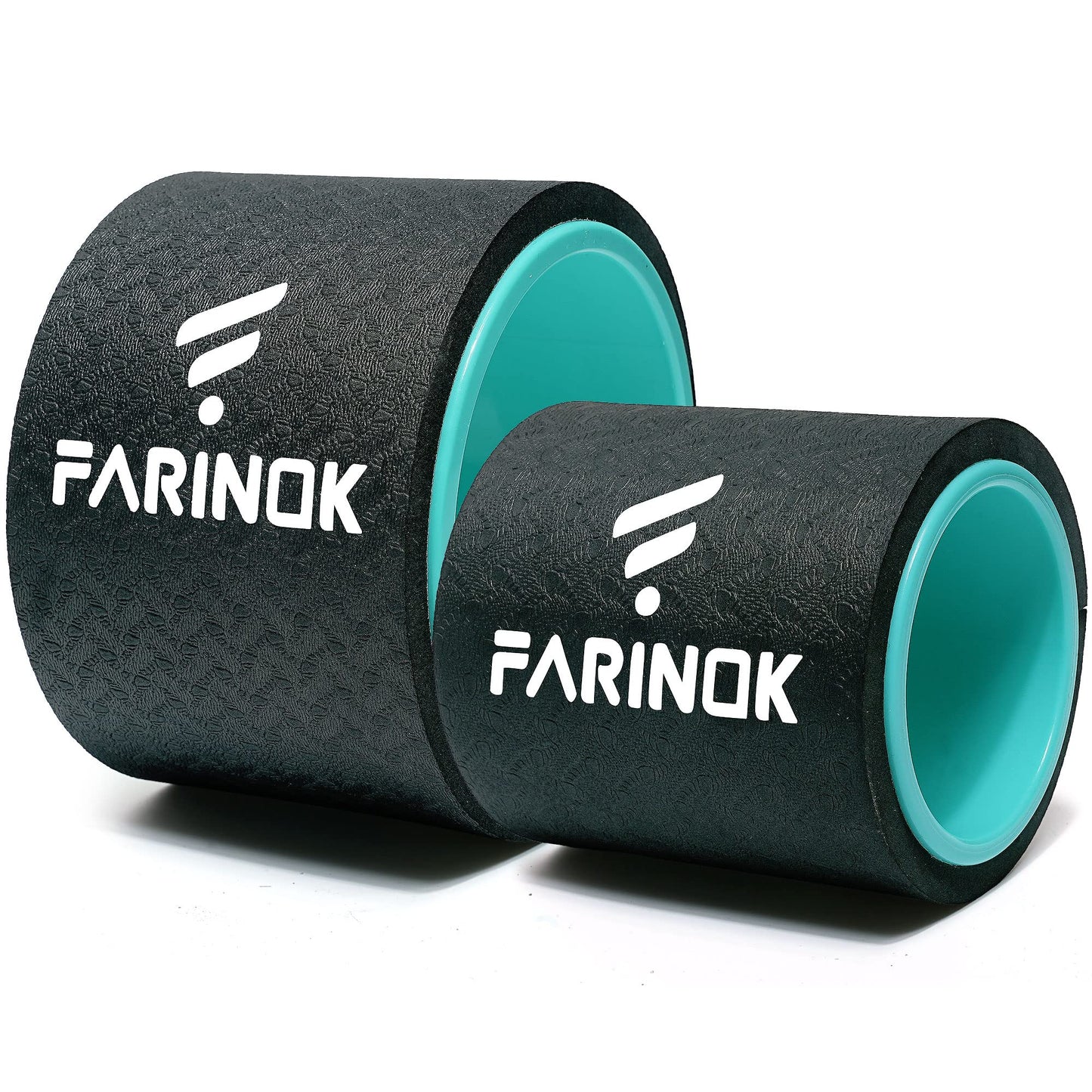 Yoga Wheel Set of 2, Upgraded 10MM Back Wheels for Pain Relief & Stretching