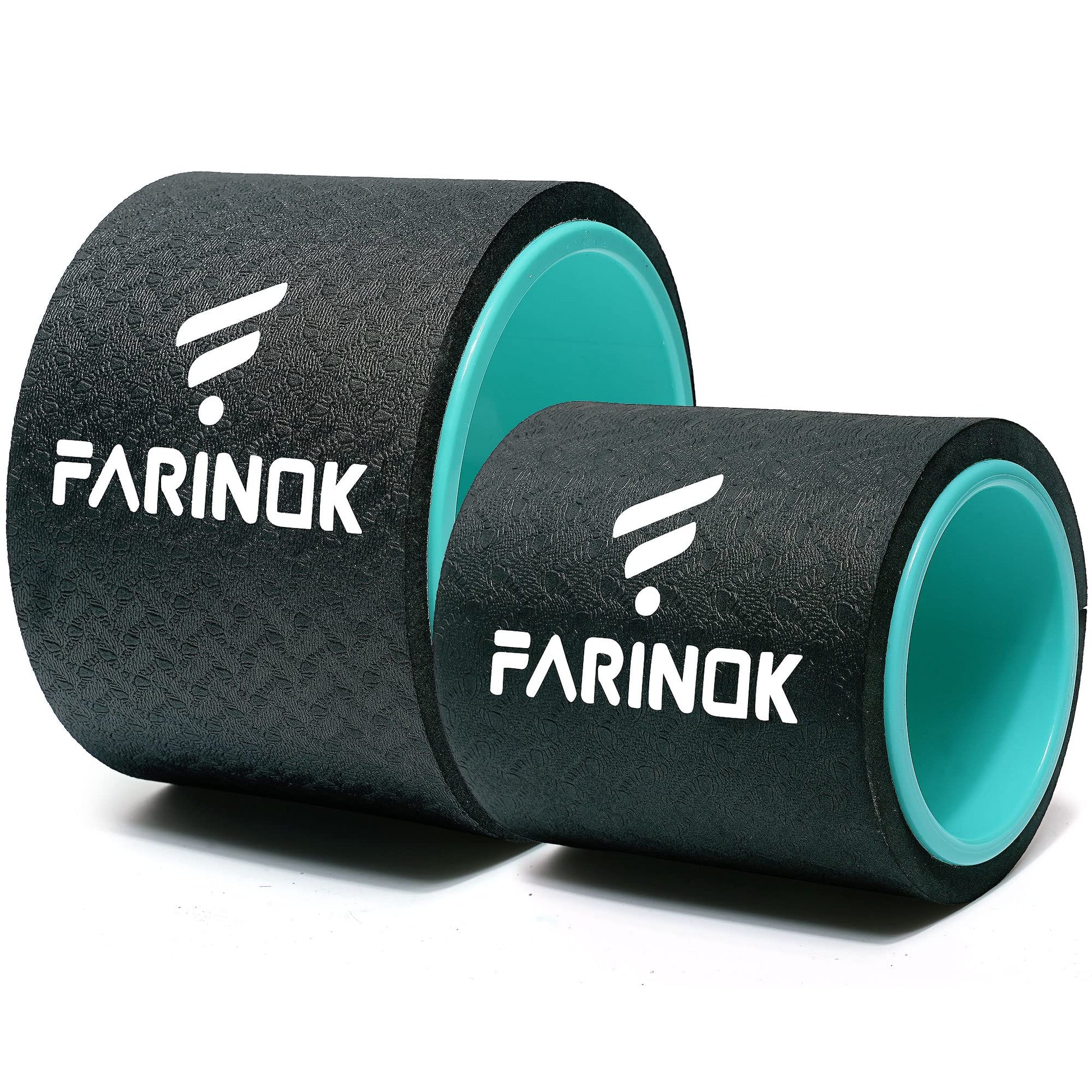 Yoga Wheel Set of 2, Upgraded 10MM Back Wheels for Pain Relief & Stretching