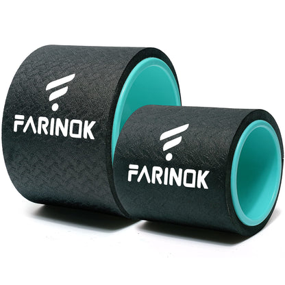 Yoga Wheel Set of 2, Upgraded 10MM Back Wheels for Pain Relief & Stretching