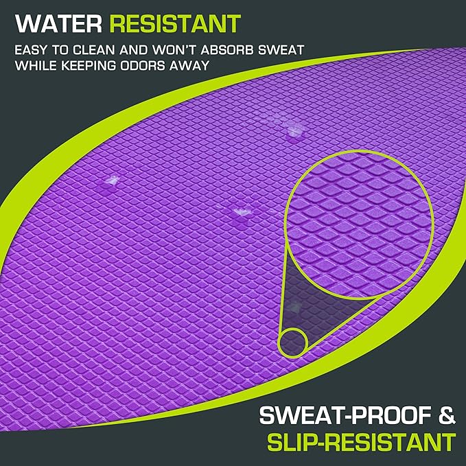 ProsourceFit Exercise Balance Pad ??Non-Slip Cushioned Foam Mat & Knee Pad for Fitness and Stability Training, Yoga, Physical Therapy