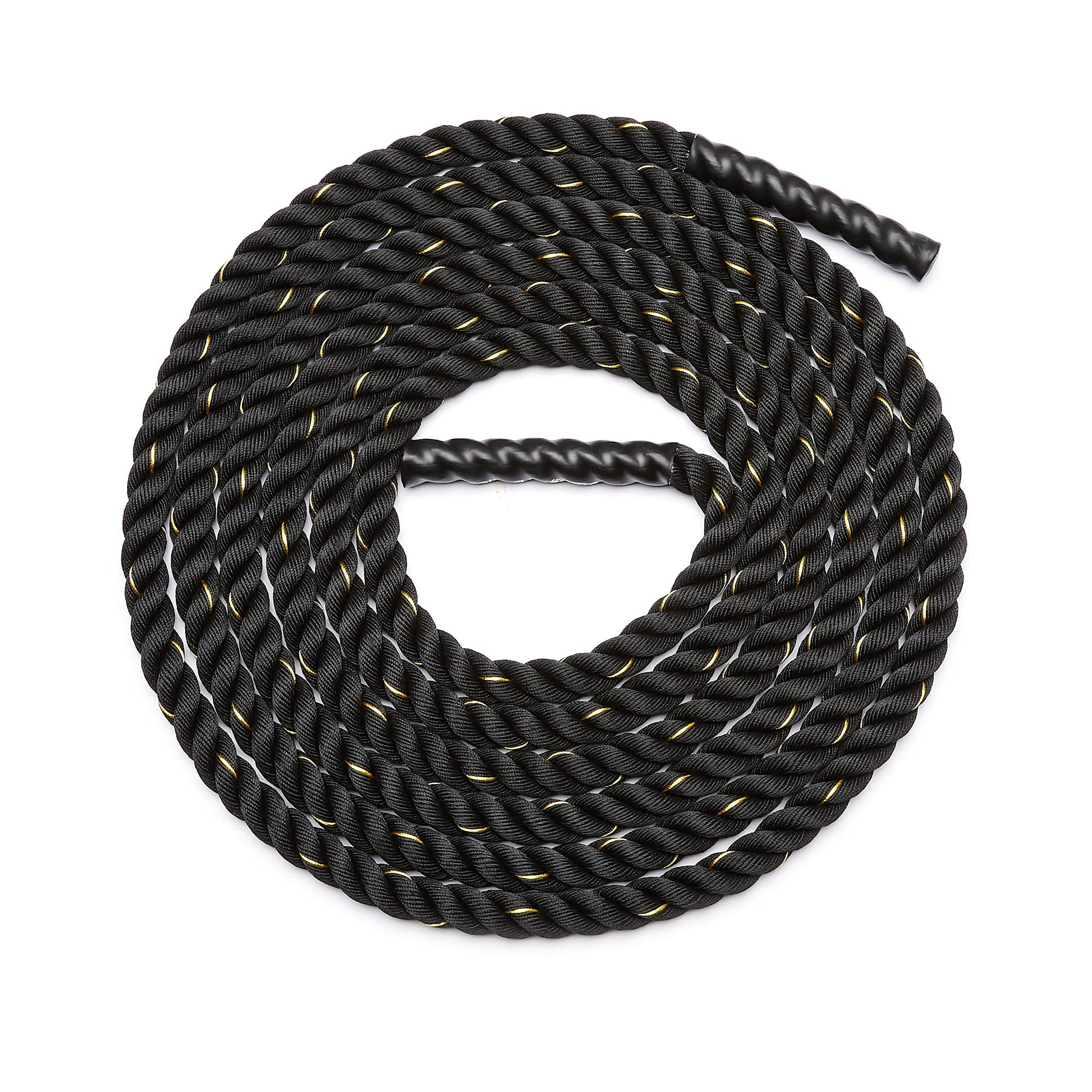 Amazon Basics Battle Rope for Home Gym Workout, Exercise Training Equipment, CrossFit, Strength