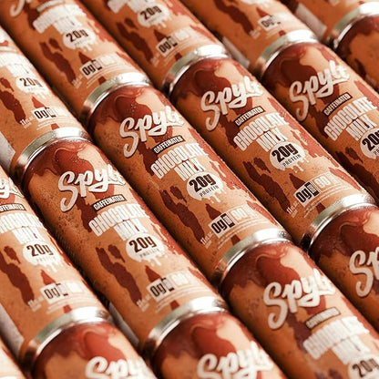 High Protein Chocolate Milk with 60mg Caffeine & 20g Protein - 90 Calories, Ready to Drink, Sugar Free, Lactose Free Milk, Perfect for Workout Recovery & Afternoon Pick Me Up - 12 Count