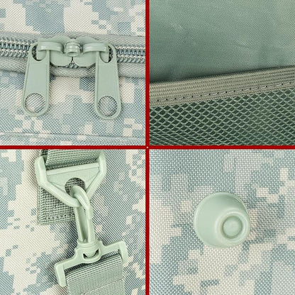 Tactical Travel Duffle Bag with Shoes Compartment Weekender Bags Carry On Overnight Bag For Men and Women Gym Sports Tote Pocket