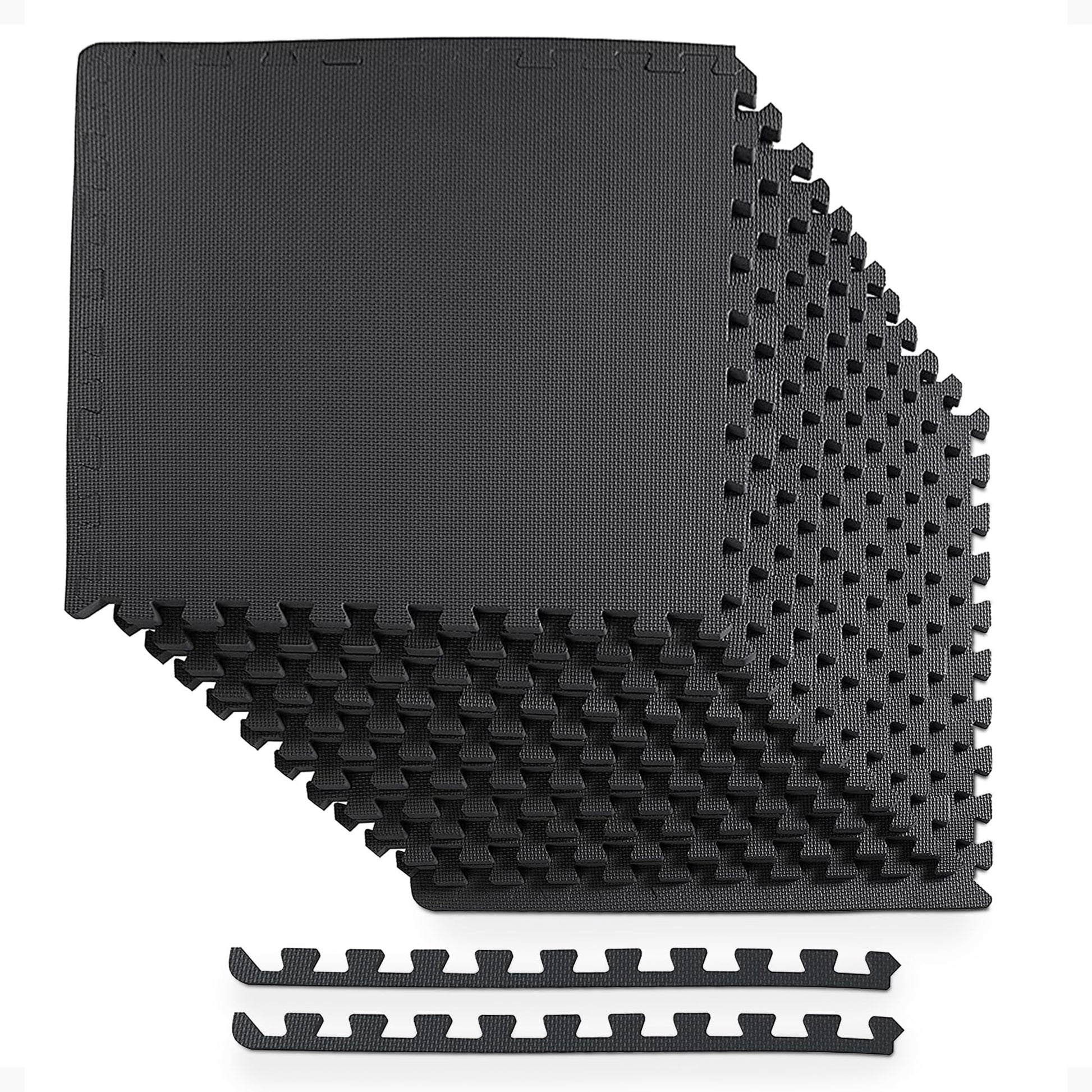 BalanceFrom Puzzle Exercise Mat 1/2-inch Thick, EVA Interlocking Foam Floor