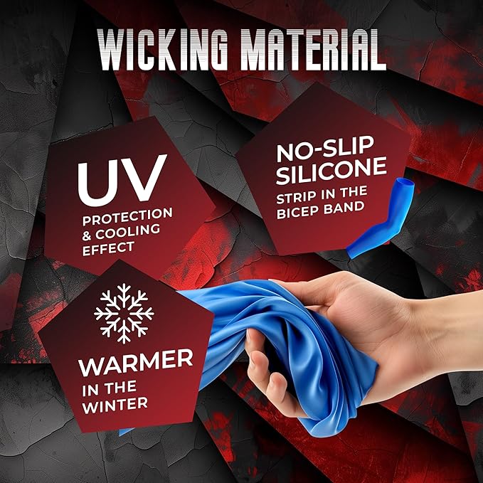 Bucwild Sports Baseball Arm Sleeve - Youth & Adult 1 Pair - Football Basketball Cycling Tennis