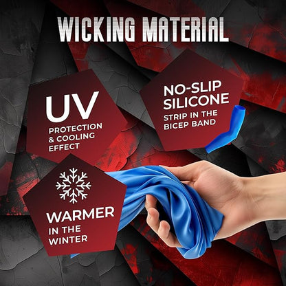 Bucwild Sports Baseball Arm Sleeve - Youth & Adult 1 Pair - Football Basketball Cycling Tennis