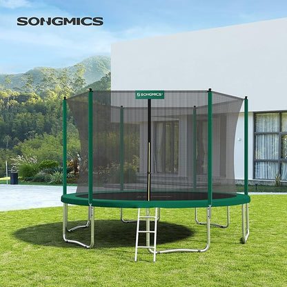 SONGMICS Trampoline Pad, 8ft 10ft 12ft 14ft 15ft Replacement Trampoline Safety Pad, Spring Cover