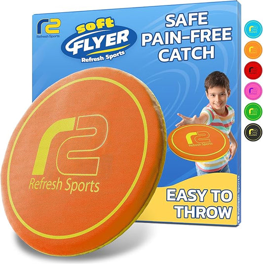 Fun Flying Toy for Kids, Teens & Adults - Beach Soft Disc - Durable Design Floats On Water - Use As