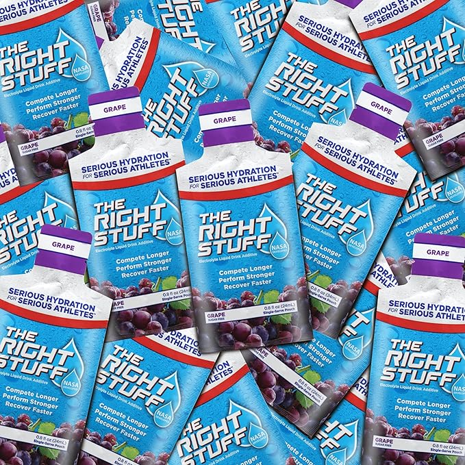 The Right Stuff Electrolyte Drink Concentrate - 10 Pouch Box - Grape
