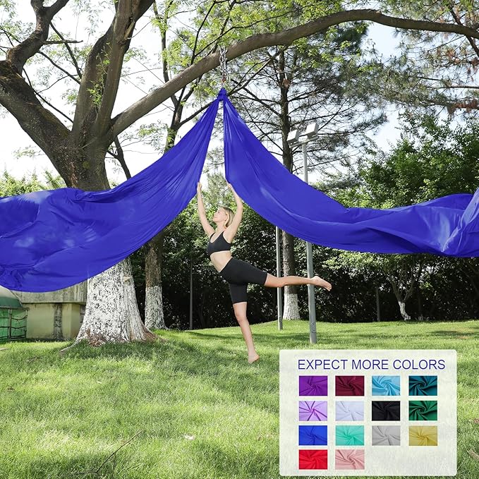 Aerial Silks 11 Yards Aerial Silks For Home Aerial Yoga Swing Aerial Yoga Hammock Swing Aerial Silk For Gymnastics