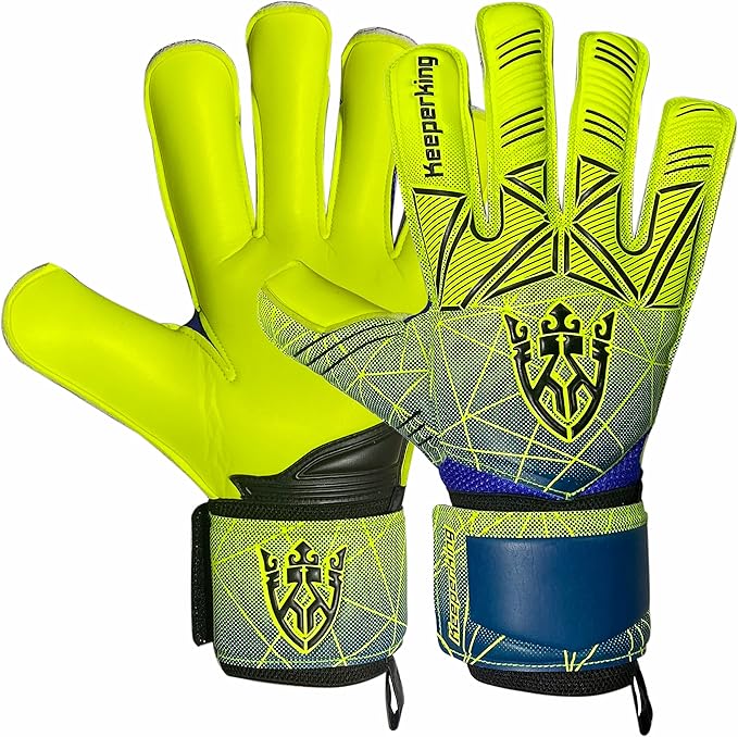 Soccer Goalie Goalkeeper Gloves for Kids Boys Youth & Adult,Latex Strong Grip Palms with Removable Finger Spines Protection Children Football Gloves for Training/Match(Sizes 5-10,6 Styles)