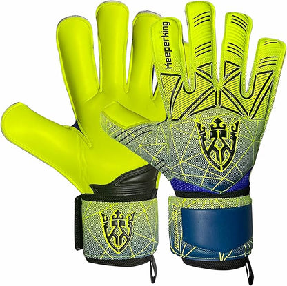 Soccer Goalie Goalkeeper Gloves for Kids Boys Youth & Adult,Latex Strong Grip Palms with Removable Finger Spines Protection Children Football Gloves for Training/Match(Sizes 5-10,6 Styles)