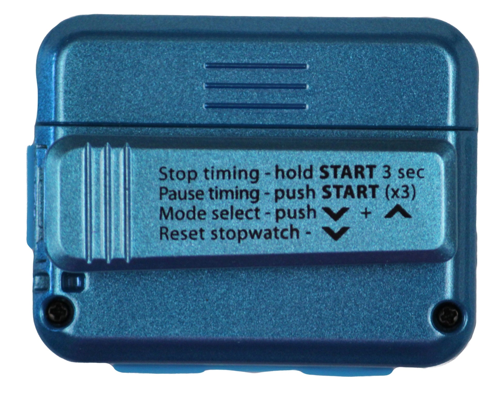 Gymboss Interval Timer and Stopwatch - Teal/Blue Metallic Gloss