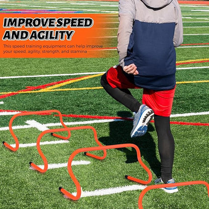 Wettarn 20 Pcs 9" Speed Training Agility Hurdles for Athletes Training Hurdles Reliable Training Hurdle Plyometric and All Purpose Hurdles Training Equipment for Soccer Basketball Football