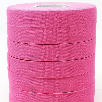 Bighorn Athletics Pro Series Jiu-Jitsu Finger Tape, 8-Rolls with Tin Holder, Enhanced Strength, Residue-Free (0.3-Inch, Pink)