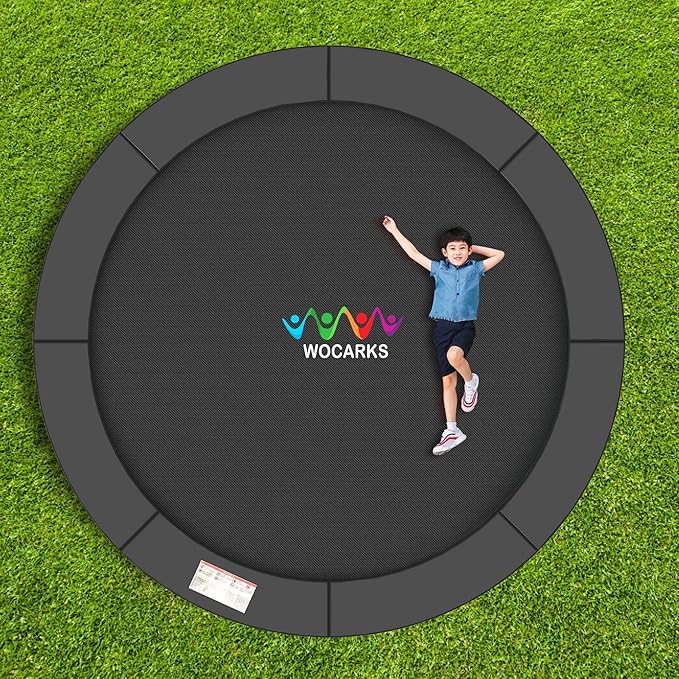 Trampoline Pad, 10ft 12ft 14ft Trampoline Replacement Safety Pad, Waterproof and Tear-Resistant Safety Spring Cover Round Frame Pad