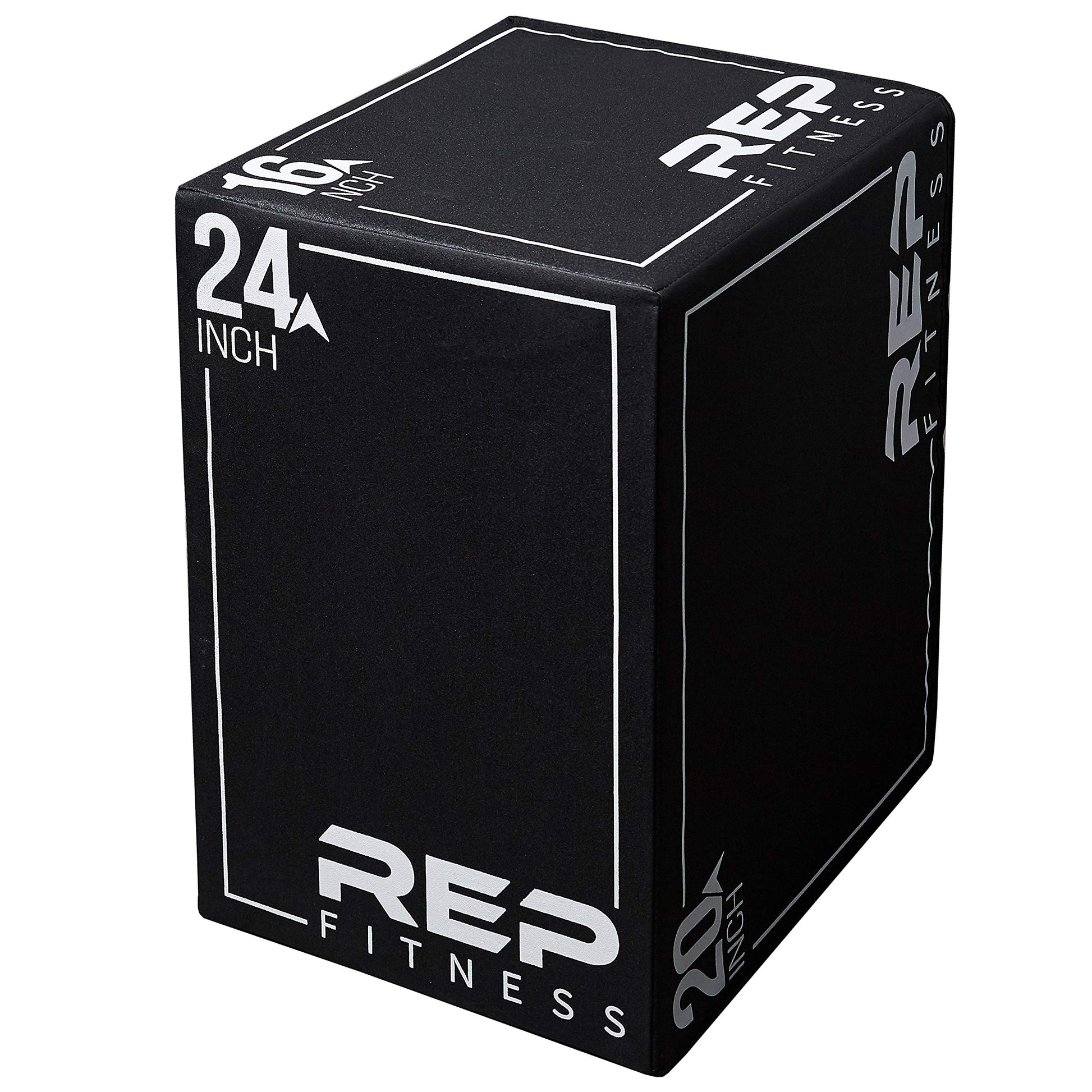REP 3 in 1 Soft Plyo Box | 24 inch | 3-in-1 Foam Jump Box | Plyometric Training Platform | Home Gym