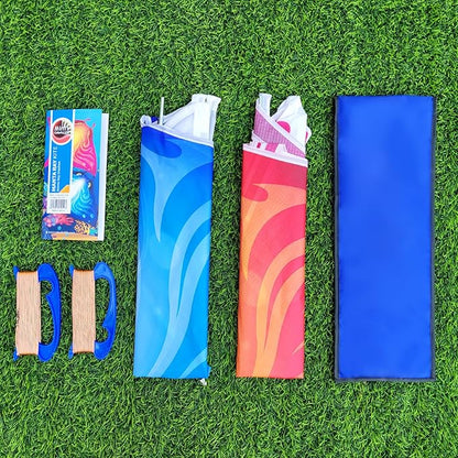 Mint's Colorful Life Devil Fish Kite for Kids and Adults，Easy to Fly Delta Kites Single Line Large, 300ft Kite String Handle Include